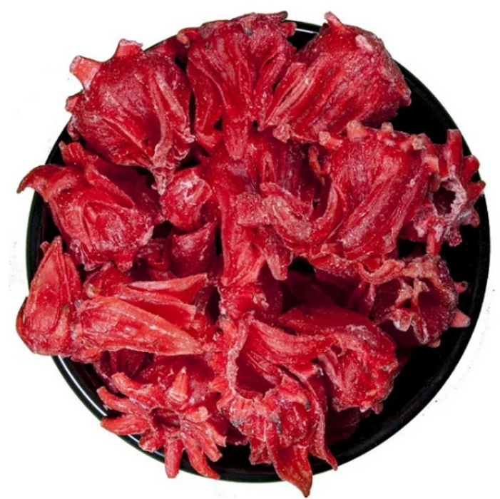 Hibiscus rouge déshydraté et sucré - 100 g